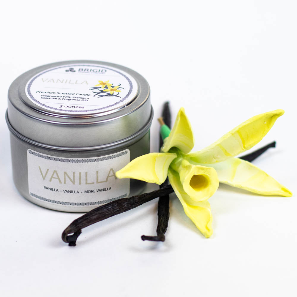 Vanilla Soy Wax Candle French Tahitian Madagascar Vanillas