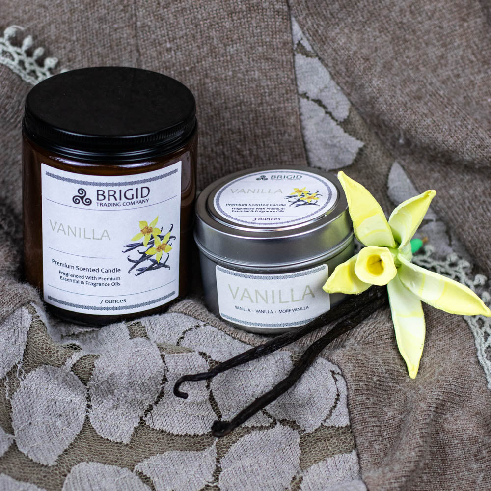 Vanilla Soy Wax Candle French Tahitian Madagascar Vanillas