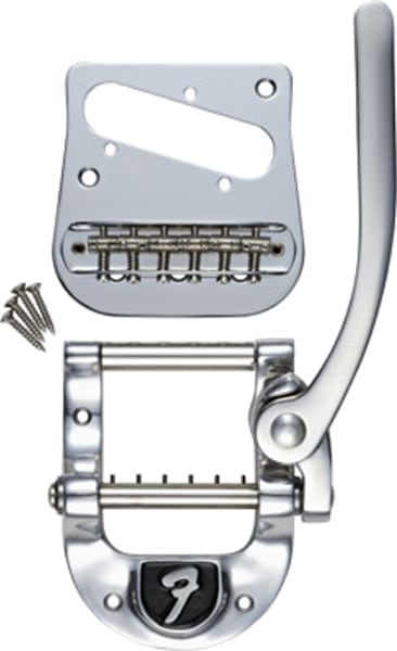 New - BIGSBY® B5 TELECASTER® MODIFICATION VIBRATO KIT WITH FENDER® "F" STAMP, Aluminum
