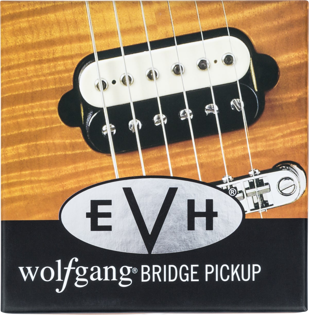 EVH Wolfgang Bridge Humbucker Pickup Black and White Guitar Pickup
