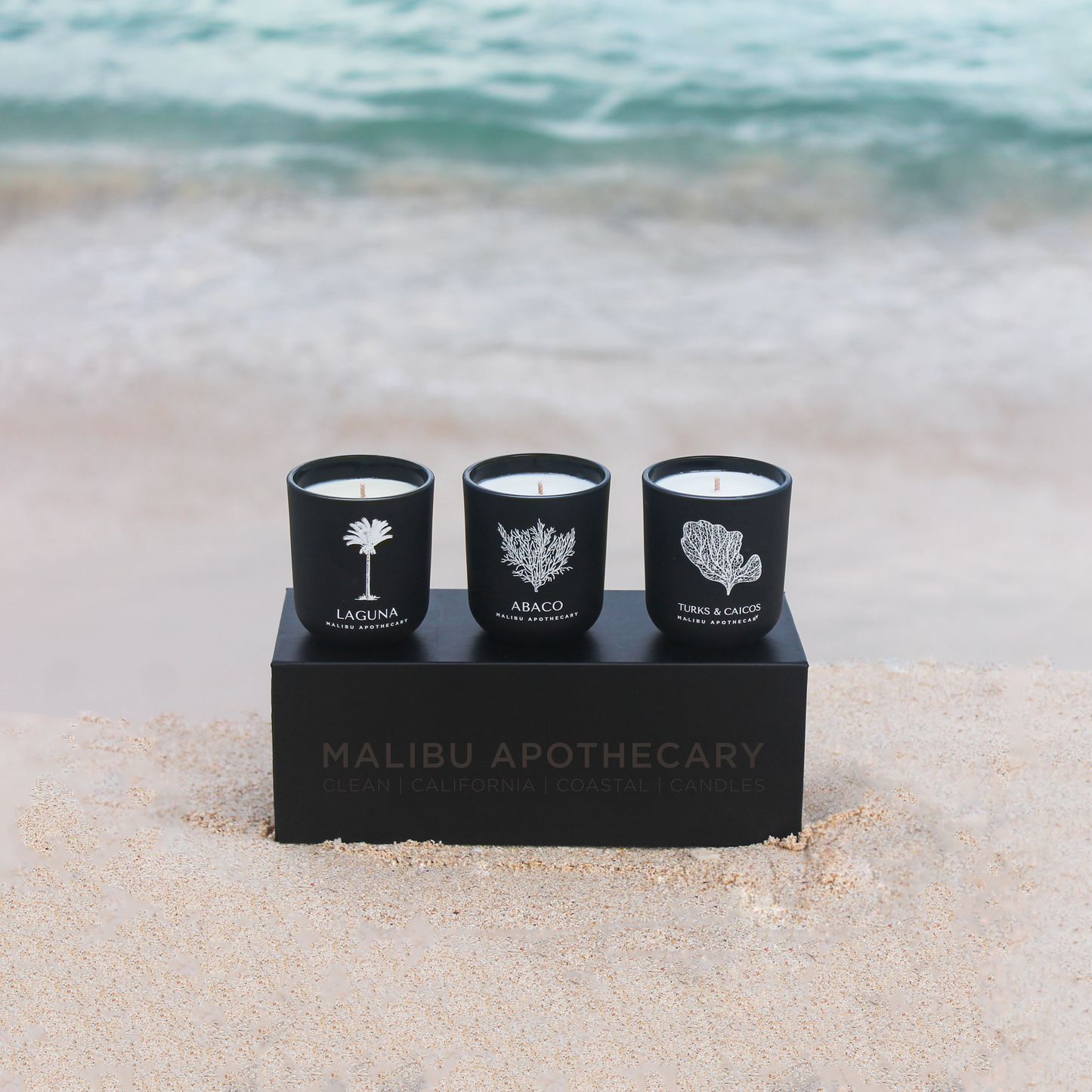 Votive Discovery Set Matte Black Votive Candle Malibu Apothecary
