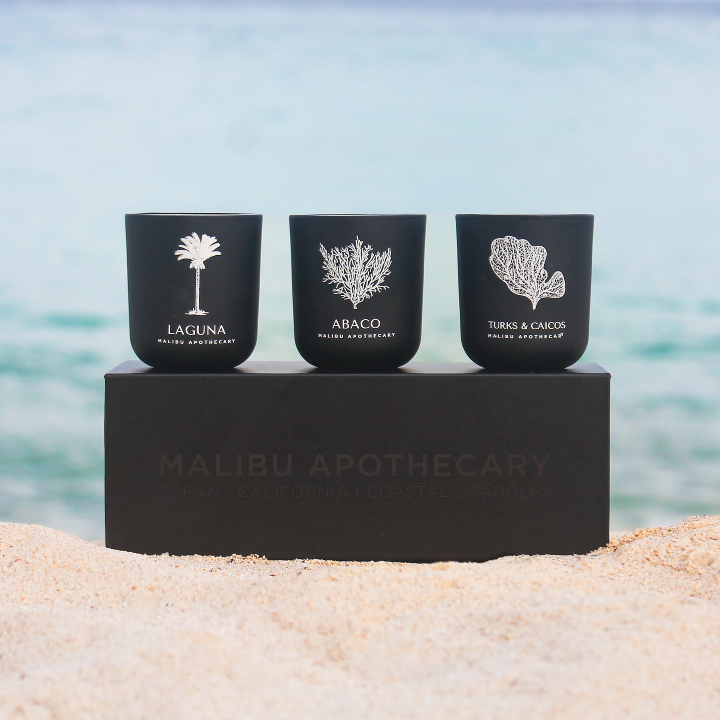 Votive Discovery Set Matte Black Votive Candle Malibu Apothecary