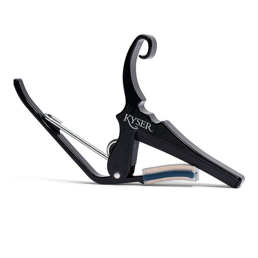 Kyser Quick-Change 12-string Guitar Capo - Black, NEW