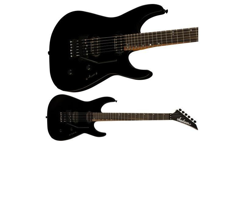 Electric Guitar Satin Black Jackson American Series Virtuoso