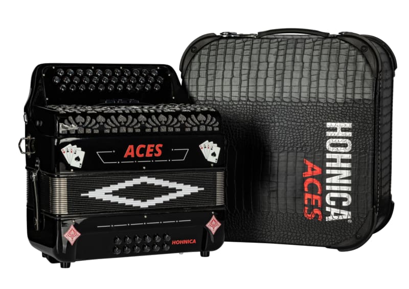 Hohner ACES II 34 Button 3 Switches Diatonic Accordion Key of EAD