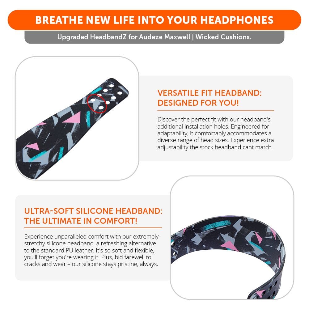 Upgraded Silicone Headband for Audeze Maxwell 1, 2 and 2 ANC - WC HeadbandZ
