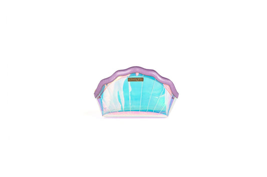 Mermaid Shell Iridescent Cosmetic Bag