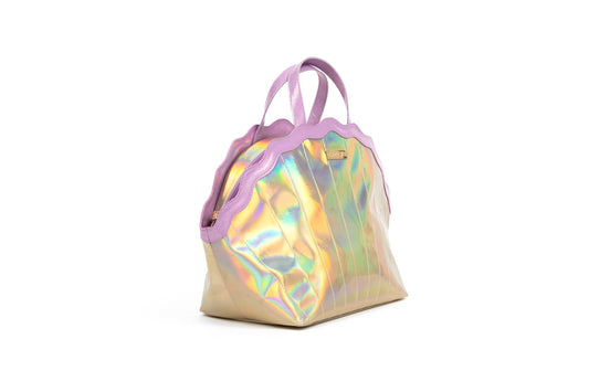 Mermaid Selfcare Keepall Shimmering Iridescent Pearl Bag Glimmer Wish