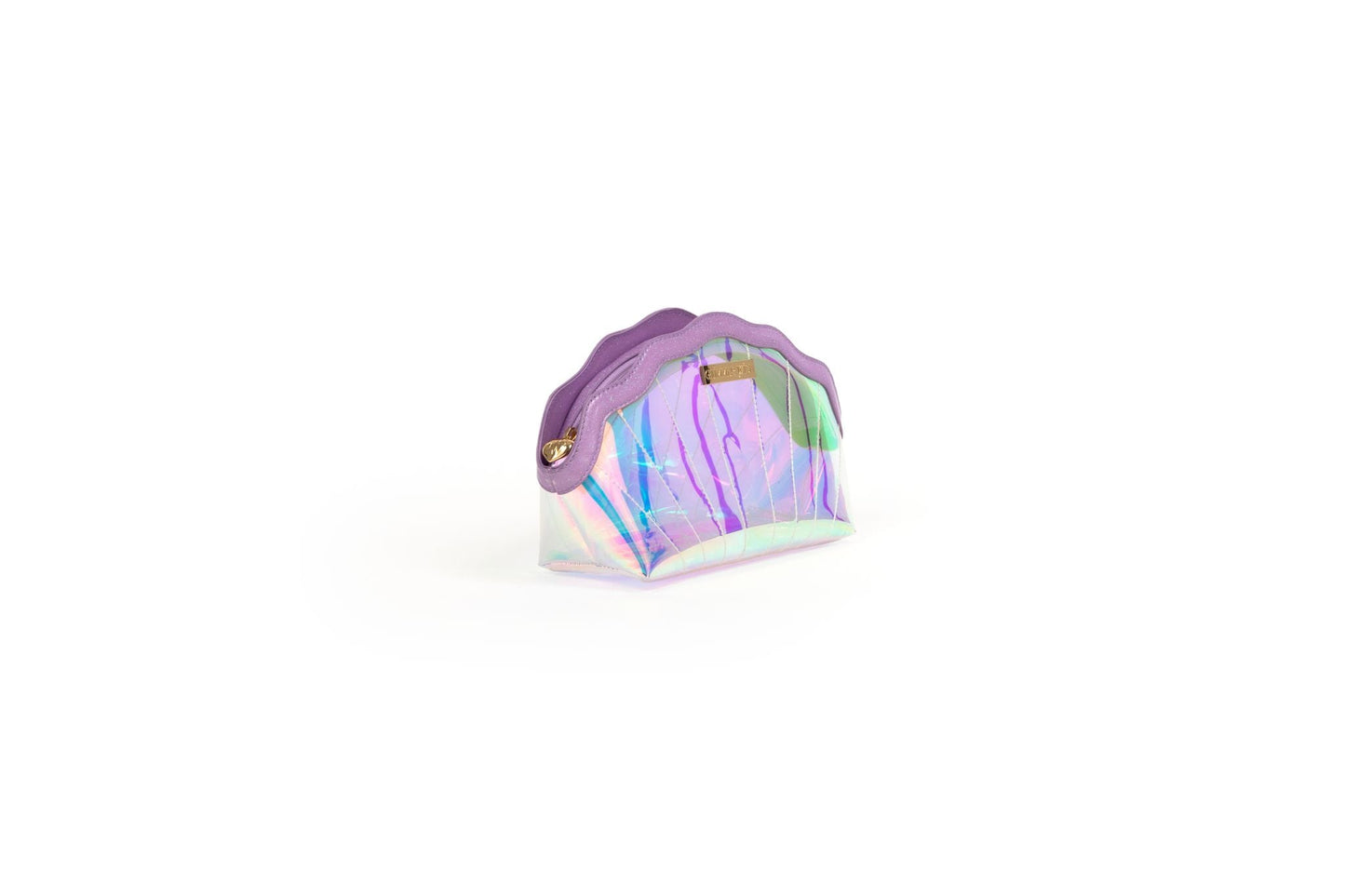 Mermaid Shell Iridescent Cosmetic Bag