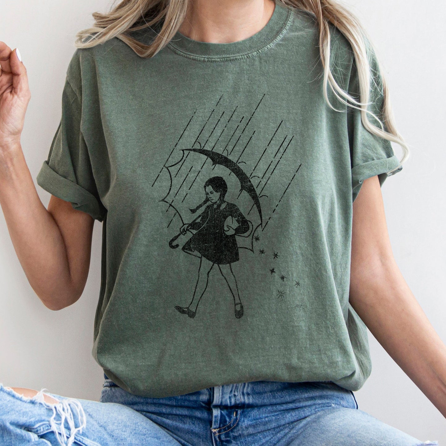 Retro Halloween Comfort Colors Tshirt Be Salty Wednesday