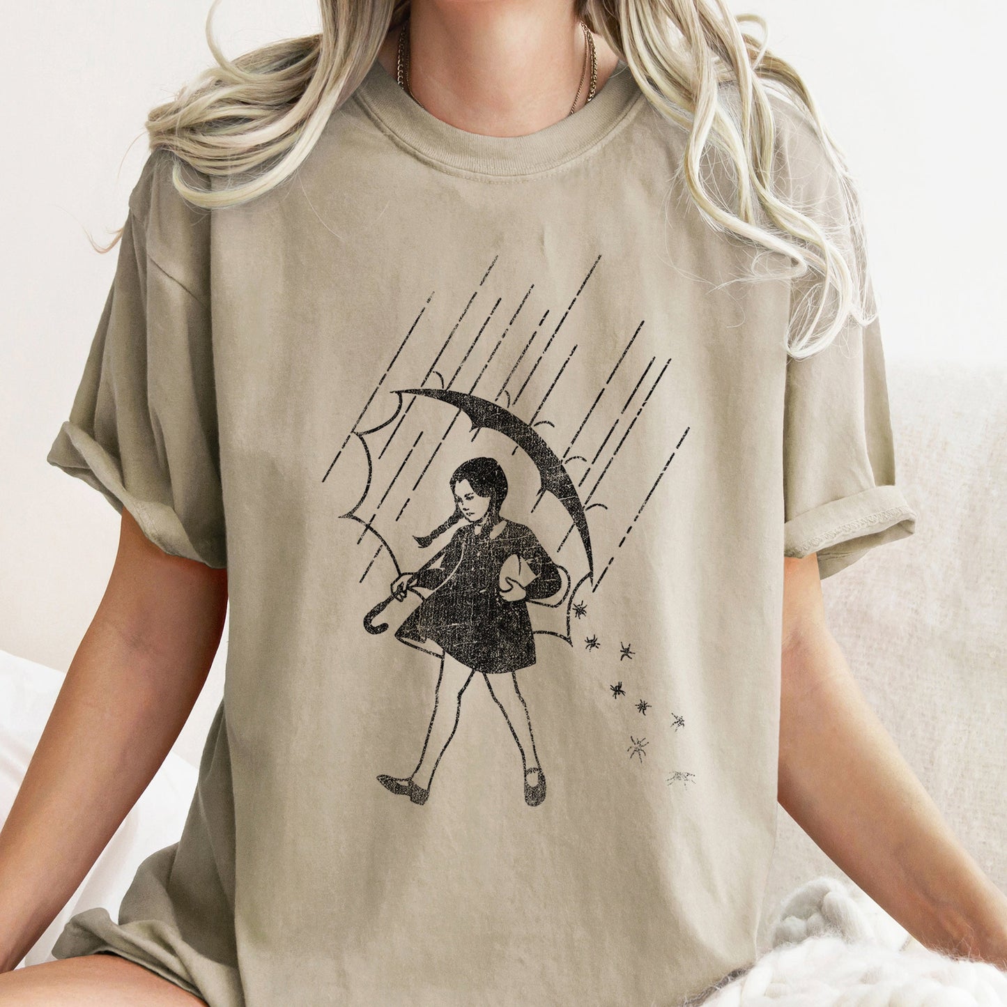 Retro Halloween Comfort Colors Tshirt Be Salty Wednesday