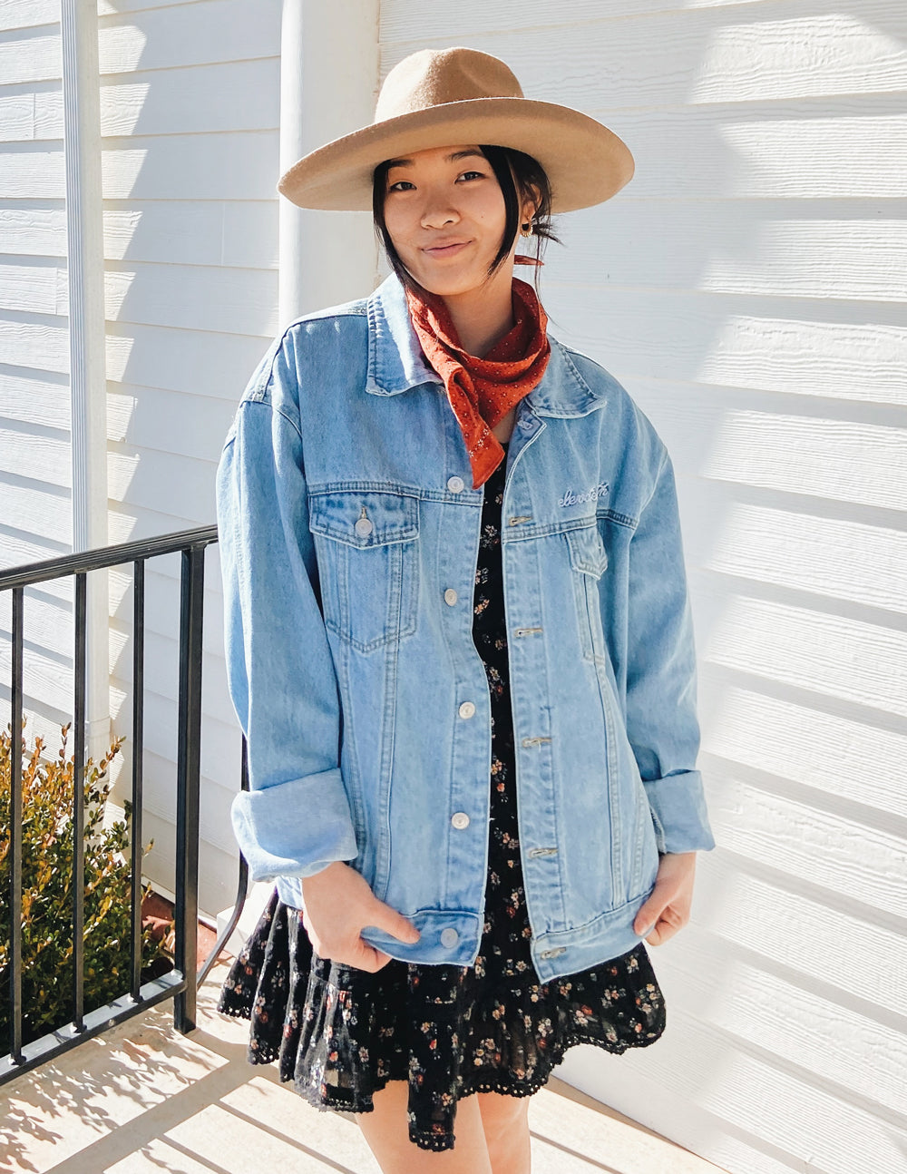 What a Friend In Jesus Light Blue Denim Jacket