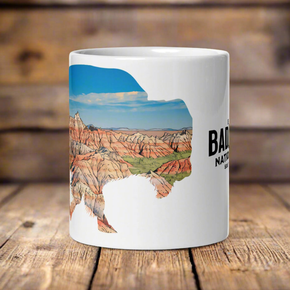 Badlands National Park Bison Mug 11oz, 15oz, 20oz