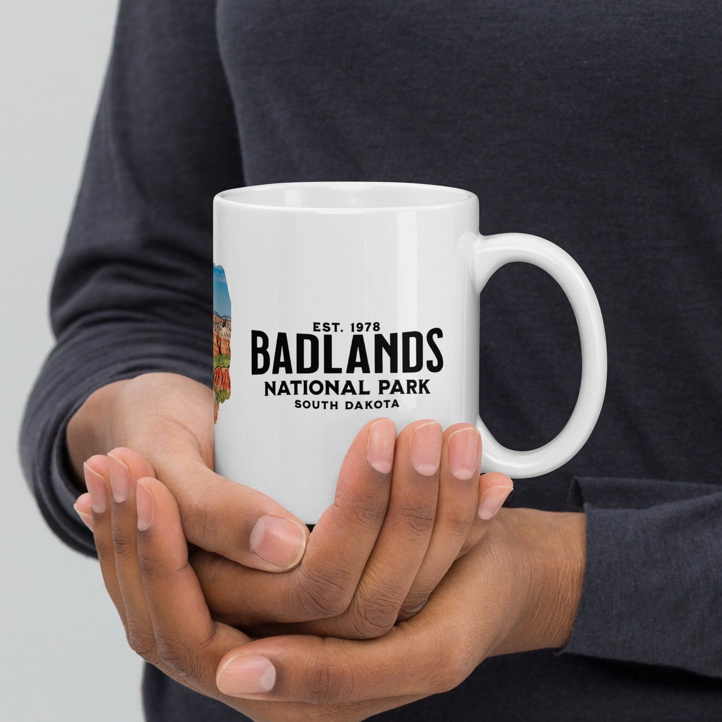 Badlands National Park Bison Mug 11oz, 15oz, 20oz