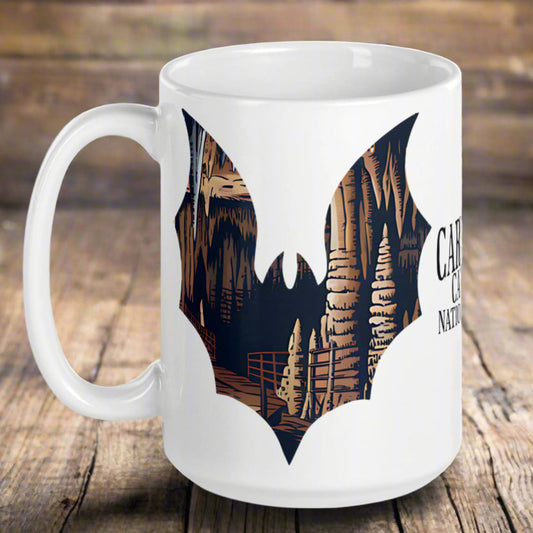 Carlsbad Caverns National Park Bat Mug 11oz 15oz 20oz