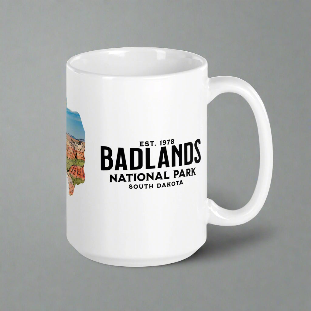 Badlands National Park Bison Mug 11oz, 15oz, 20oz