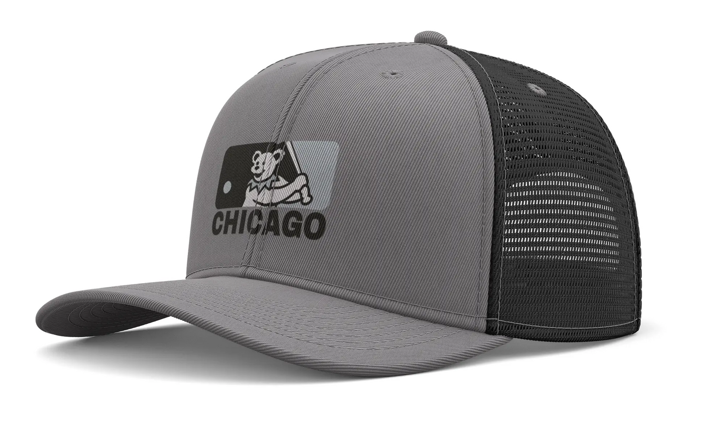 Chicago Baseball Edition Dancing Bear Logo Trucker Cap The Ballpark Collection