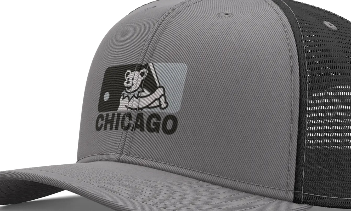 Chicago Baseball Edition Dancing Bear Logo Trucker Cap The Ballpark Collection