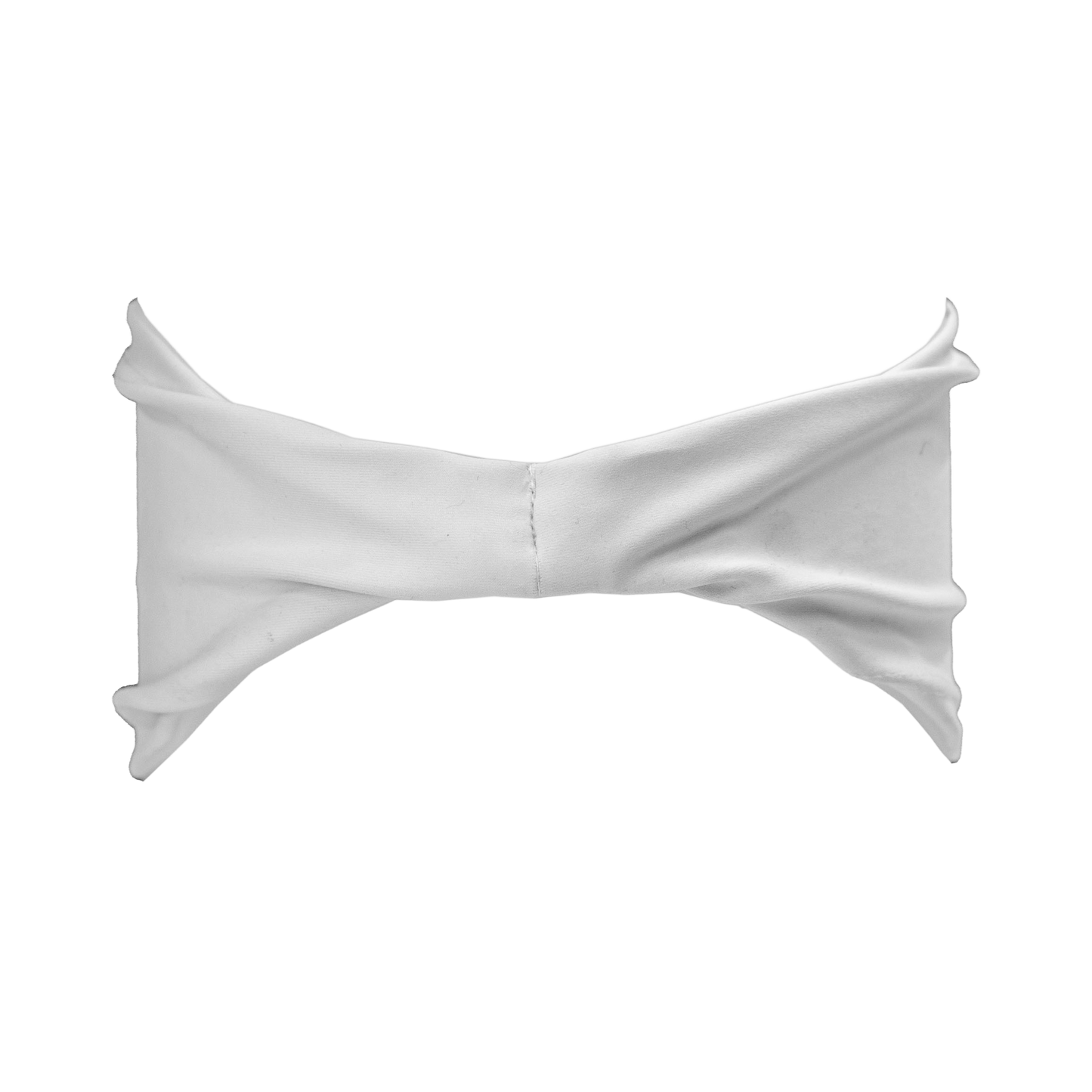 Iron+Steel White Moisture-Wicking Headband