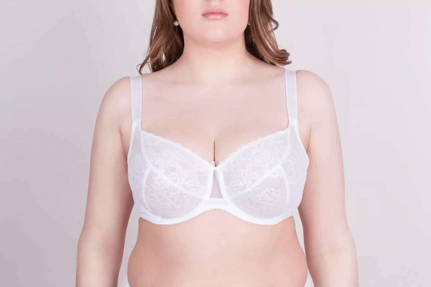 Lace Underwired Triple-Cup Bra Milavitsa 107180