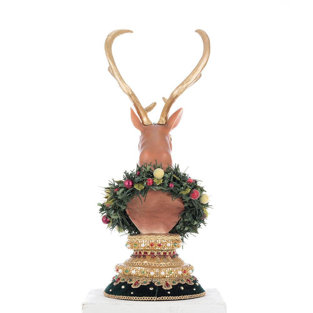 Winter Balsam and Berry Deer Stocking Holder by Katherine's Collection
