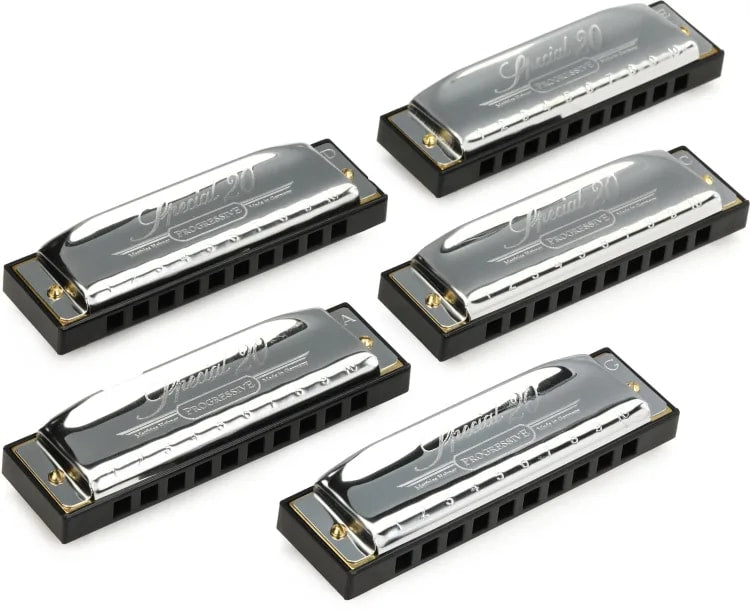 Hohner Special 20 Pro Pack Diatonic Harmonica Set 5-piece