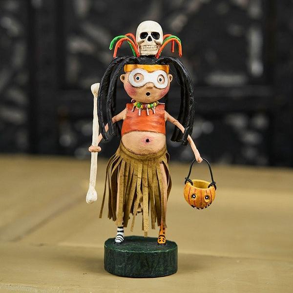 Witch Doctor Halloween Figurine by Lori Mitchell