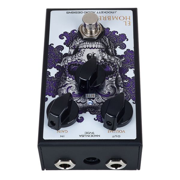 El Hombre Overdrive Pedal Highly Reactive Controls Overdrive Pedal J. Rockett Audio Designs