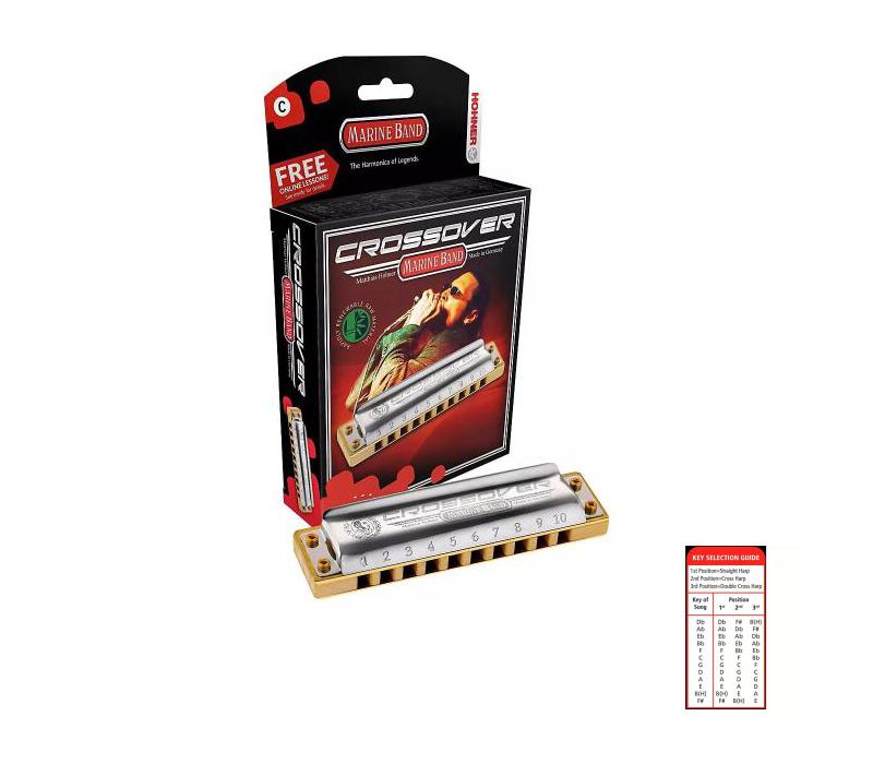 Hohner Marine Band Crossover Harmonica - Key-Eb NEW
