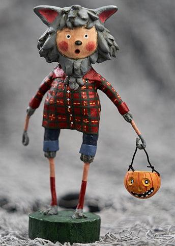 Wolfie Williams Halloween Figurine by Lori Mitchell - RETIRED