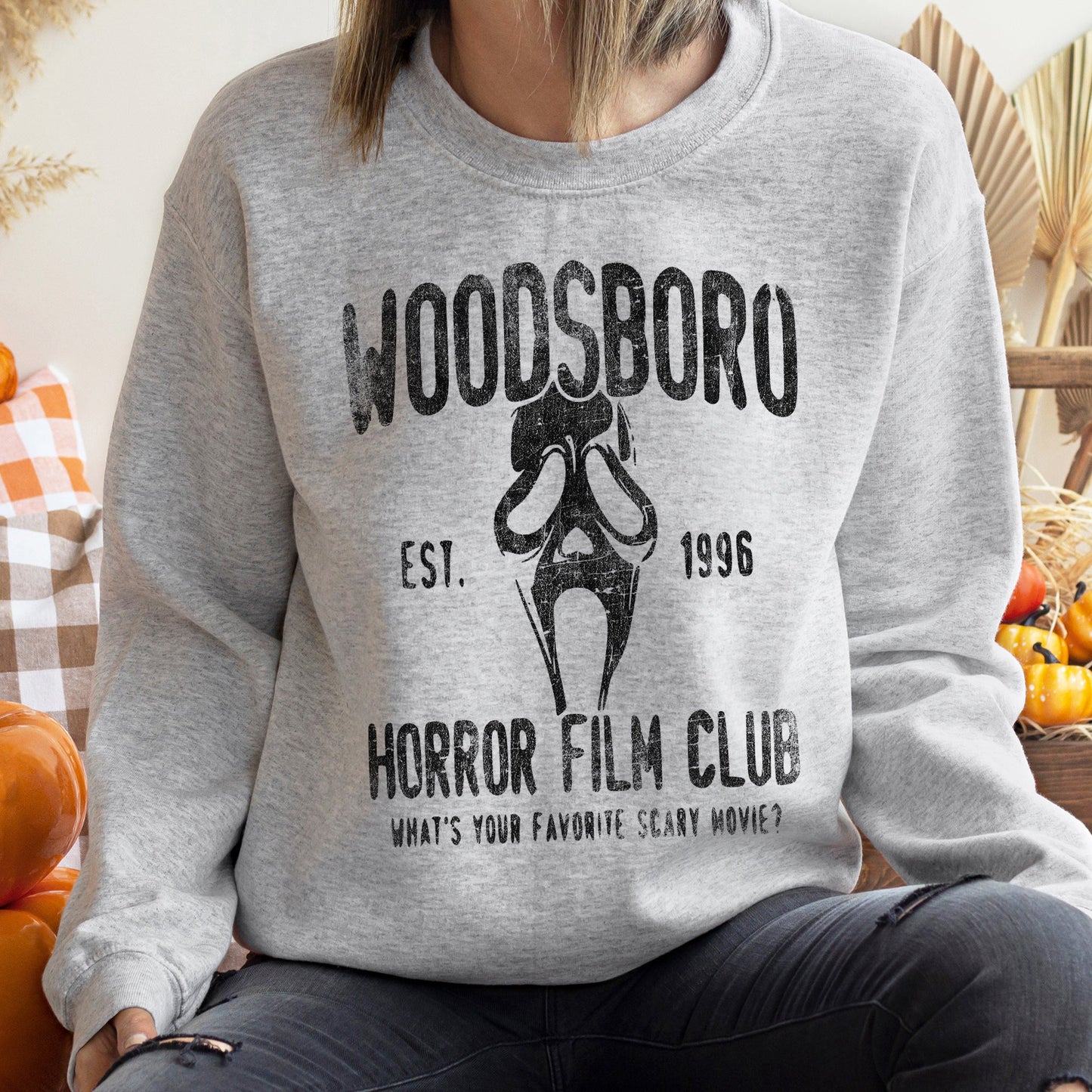 Woodsboro Vintage Halloween Sweatshirt