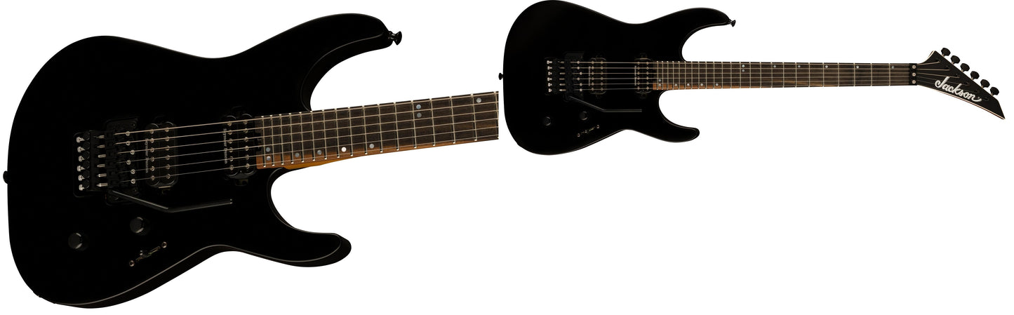 Electric Guitar Satin Black Jackson American Series Virtuoso