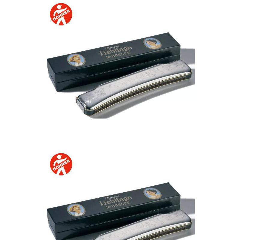 Unsere Lieblinge 48 Octave Key of C Harmonica Hohner
