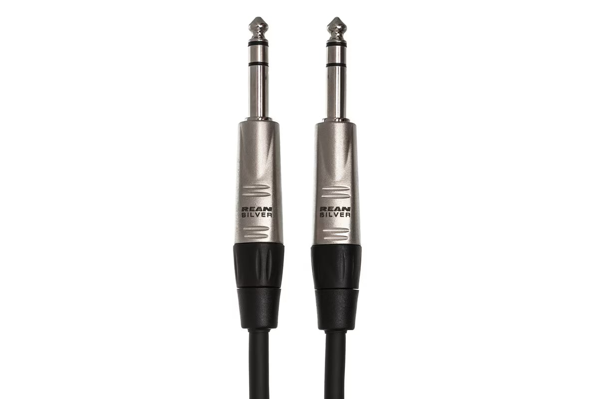Balanced REAN 1/4-inch TRS Male to TRS Male Interconnect Cable Hosa HSS-050