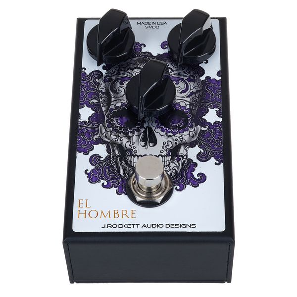 El Hombre Overdrive Pedal Highly Reactive Controls Overdrive Pedal J. Rockett Audio Designs
