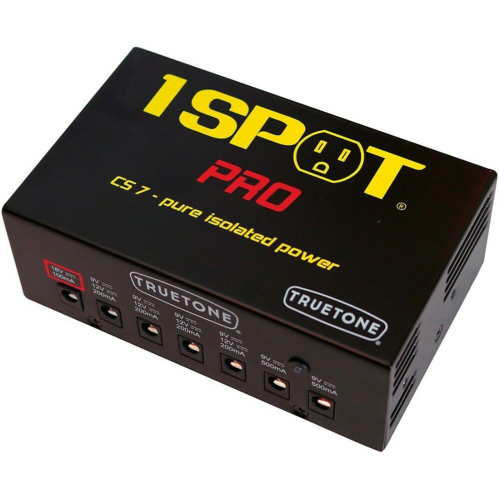 Truetone 1 Spot Pro CS7 Switchable Voltage 7-output Guitar Pedal Power Supply