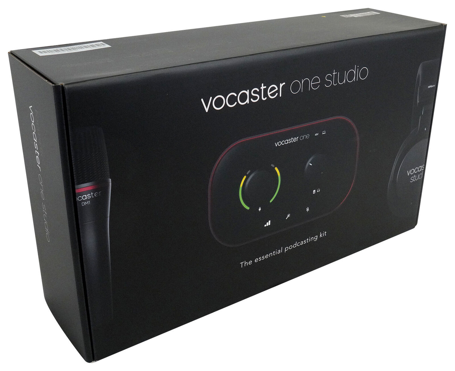 Focusrite Vocaster One Studio USB-C Podcasting Audio Interface Bundle
