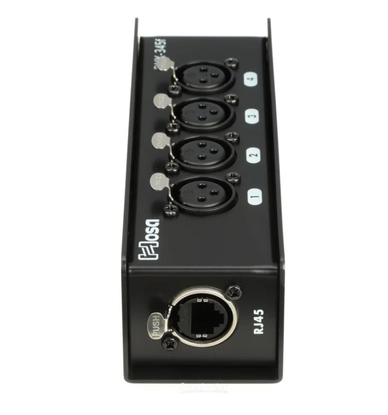 Hosa DNX-345F 4 Channel DMX AES Analog Audio Extender