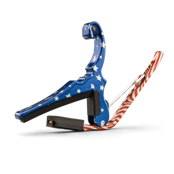 Kyser Quick-Change Capo - Stars and Stripes,NEW