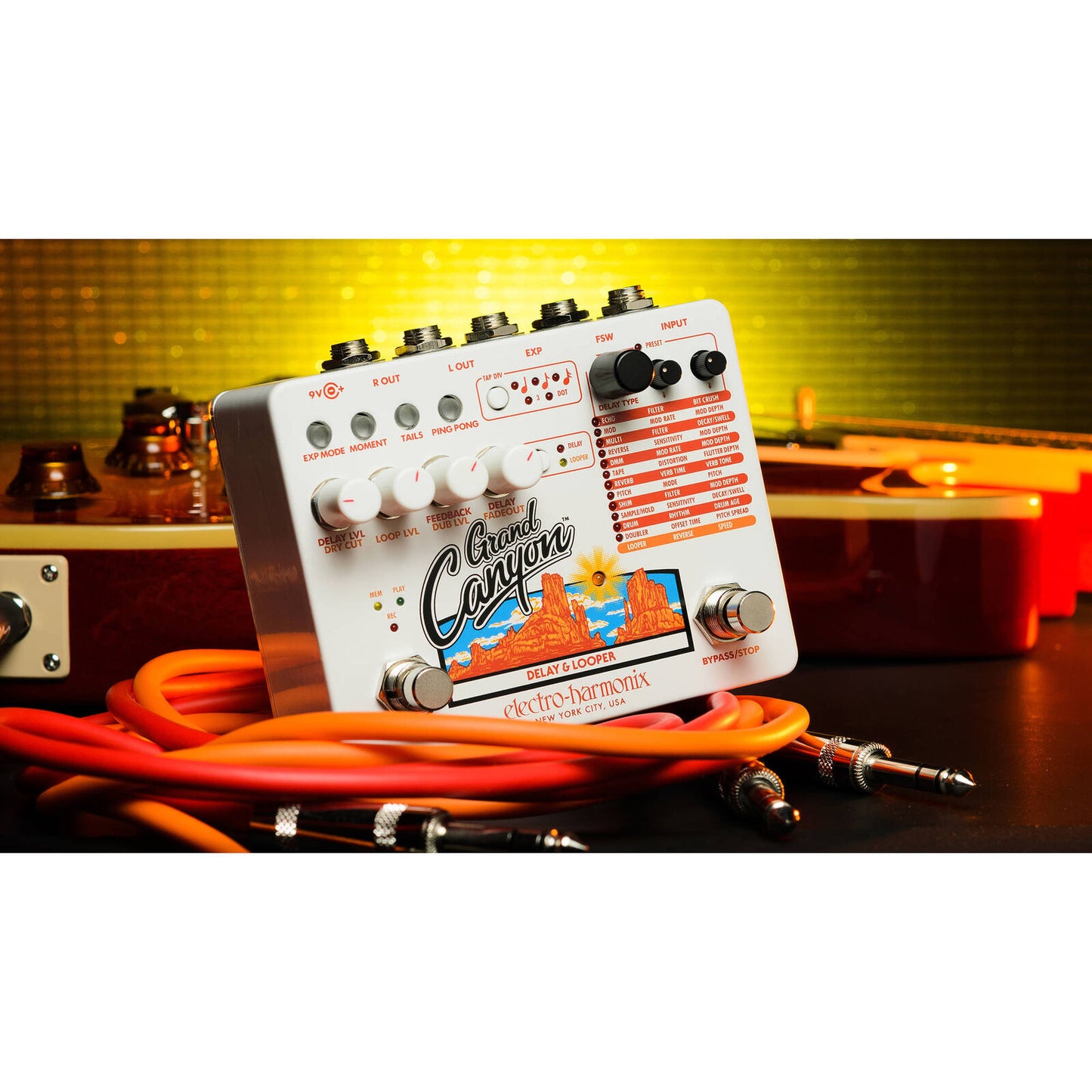 Electro Harmonix Grand Canyon Delay and Looper Pedal Multi-Effects