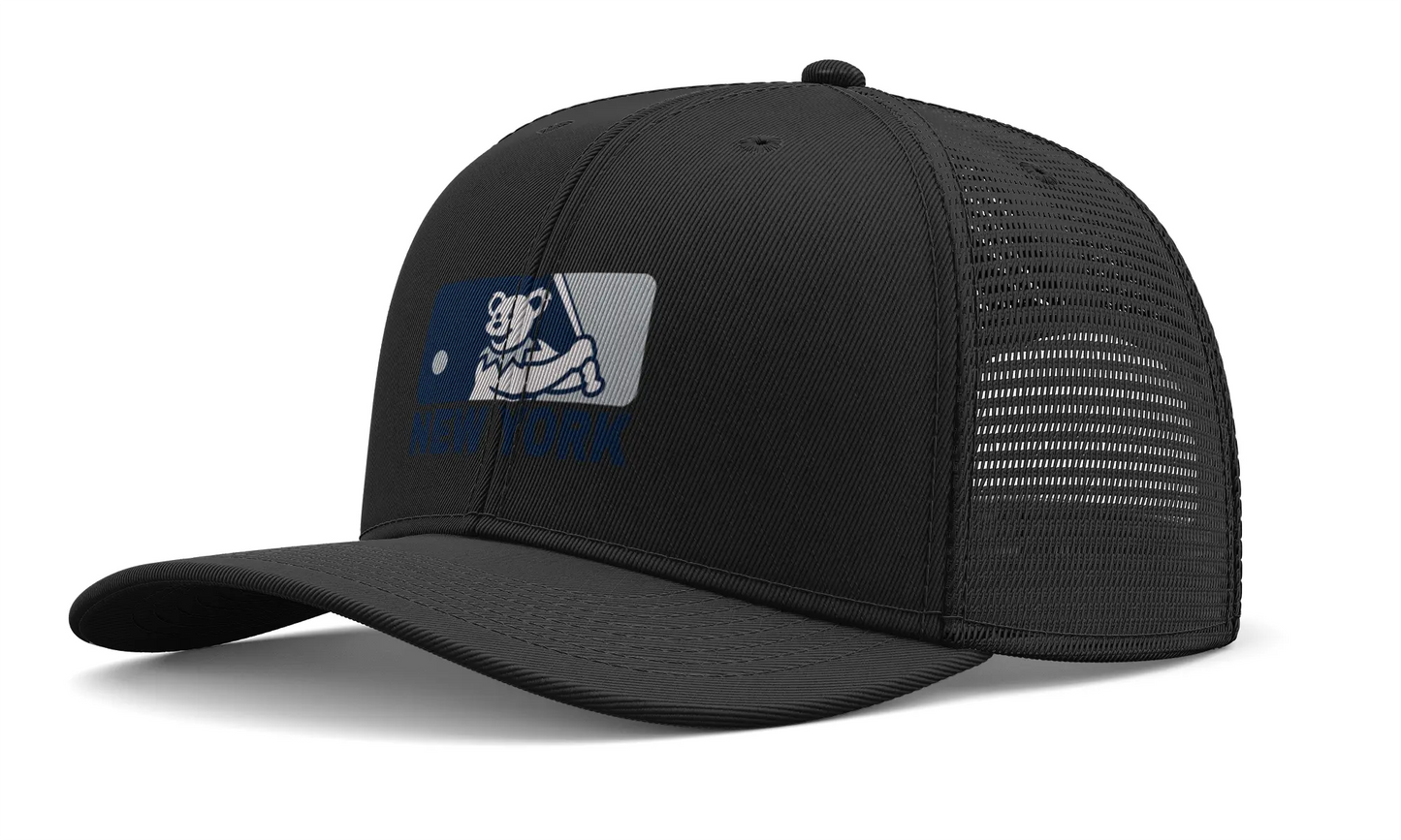 New York Baseball Edition Dancing Bear Logo Trucker Cap The Ballpark Collection