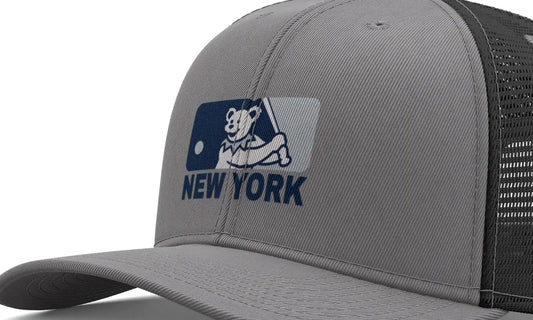 New York Baseball Edition Dancing Bear Logo Trucker Cap The Ballpark Collection