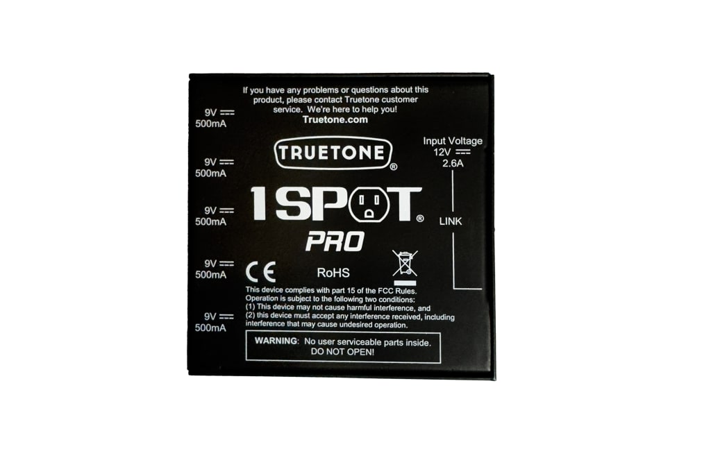 Truetone 1 Spot Pro XP5 5-output Low-profile Isolated Guitar Pedal Power Supply Expander-NEW