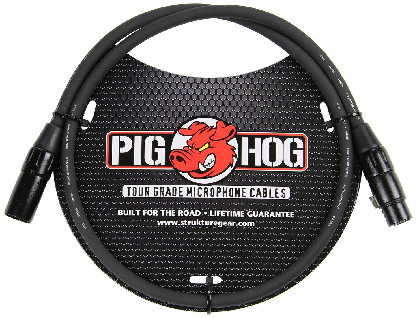 8mm Tour Grade Microphone XLR Cable 3ft Pig Hog PHM3