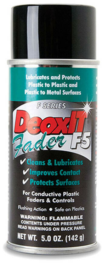 DeoxIT Conductive Plastic/Carbon Switch Fader Lube Spray 5 oz Hosa