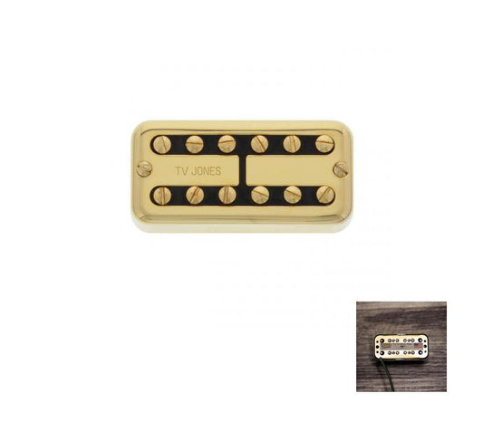 TV Jones TV Classic Plus Bridge Humbucker Pickup - Gold-NEW
