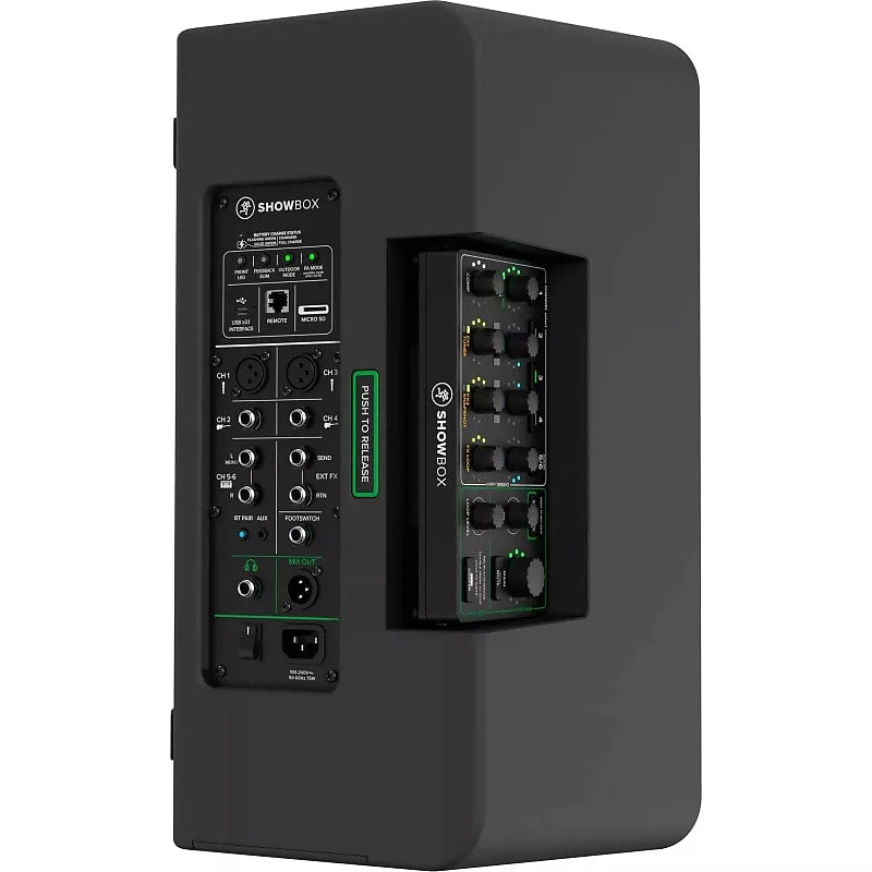 Mackie ShowBox 6-Channel Battery-Powered Performance Rig with Microphone Bundle