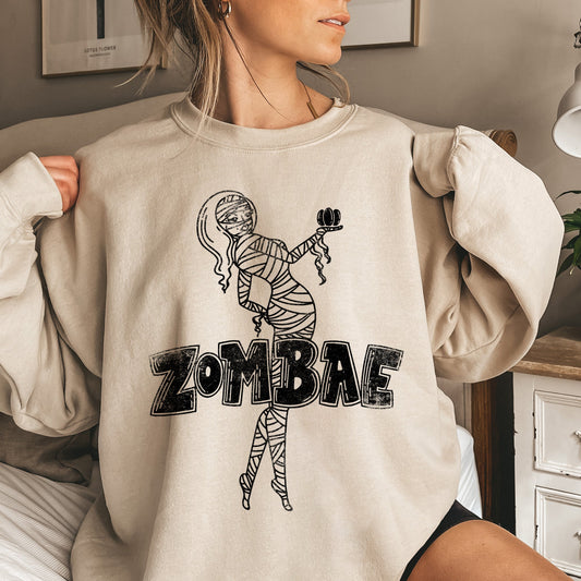 Zombae Vintage Halloween Sweatshirt