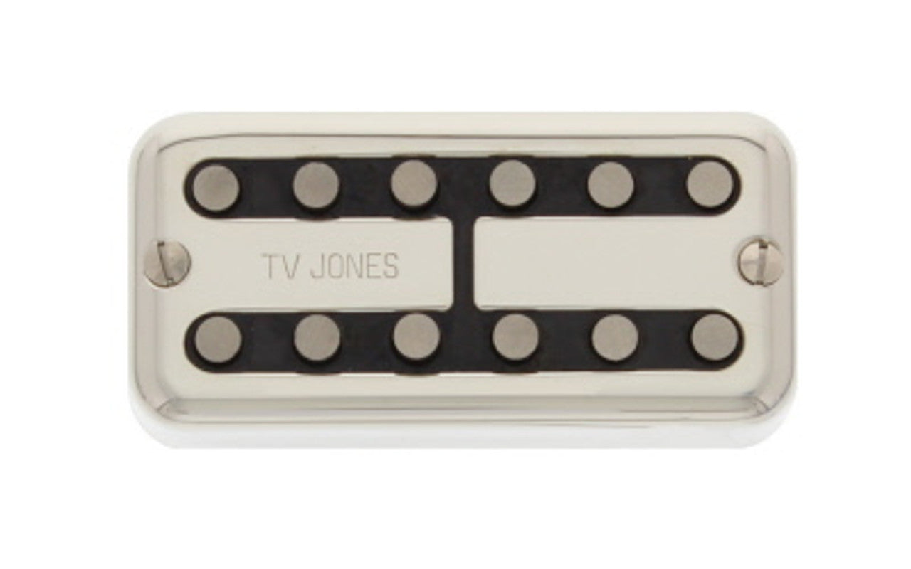 TV Jones Magna'Tron Humbucker Neck Pickup, Universal Mount, Nickel-NEW