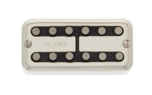 TV Jones Magna'Tron Humbucker Neck Pickup, Universal Mount, Nickel-NEW